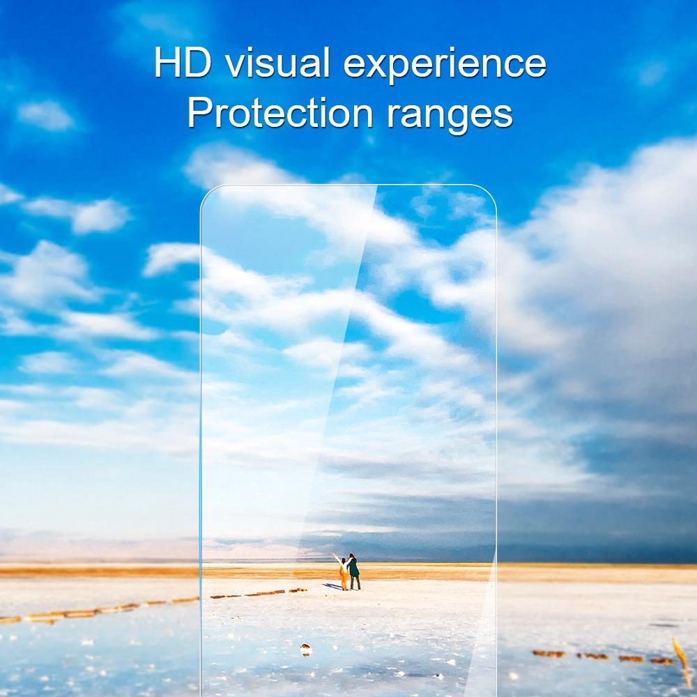 AMORUS Высокоалюминиево-кремниевая защитная пленка для экрана для OnePlus 9 (Версия для ЕС/США),Противовзрывное защитное стекло 2.5D с закругленными краями