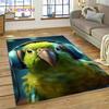 Красочный ковер с попугаем, ара, волнистым попугайчиком, птицей, ковер для дома, гостиной, спальни, дивана, коврик для двери, детский коврик, нескользящий напольный коврик
