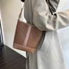 Сумка Высококачественная Изысканная Кожаная Сумка-Ведро Сумка Через Плечо Мессенджер для Поездок Кожаный Женский Мешок из Кожи Первого Слоя