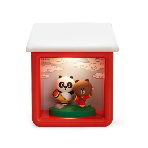 Line Friends l Kung Fu Panda Brown & Po House Figures Mood, etc.