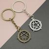 Hot Selling Accessories, Simple Sun, Moon, Stars, Five Pointed Star Keychain Pendant