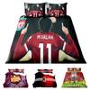 Football-themed Bedding Set Includes Duvet Cover And Pillowcase Polyester Material