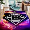 Borussia Monchengladbach Pattern Rug, Indoor/Outdoor Mat, for Picnic, Gameroom, Bedroom, Office, Living Room, Home Decor Carpet, Birthday Gift