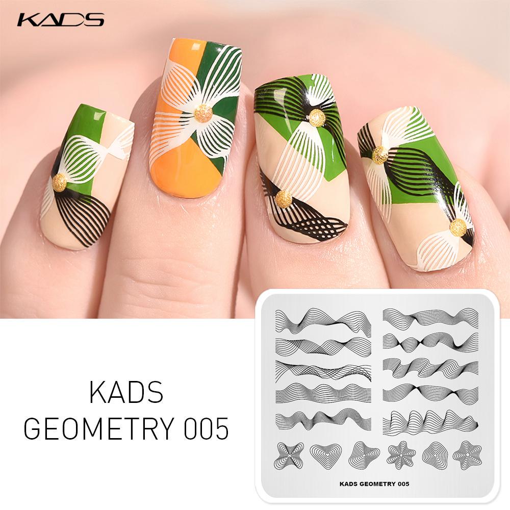 kads Nail Stamping Plate Template Nail Design Nail Art Manicure Stamp Plates Nails Tools