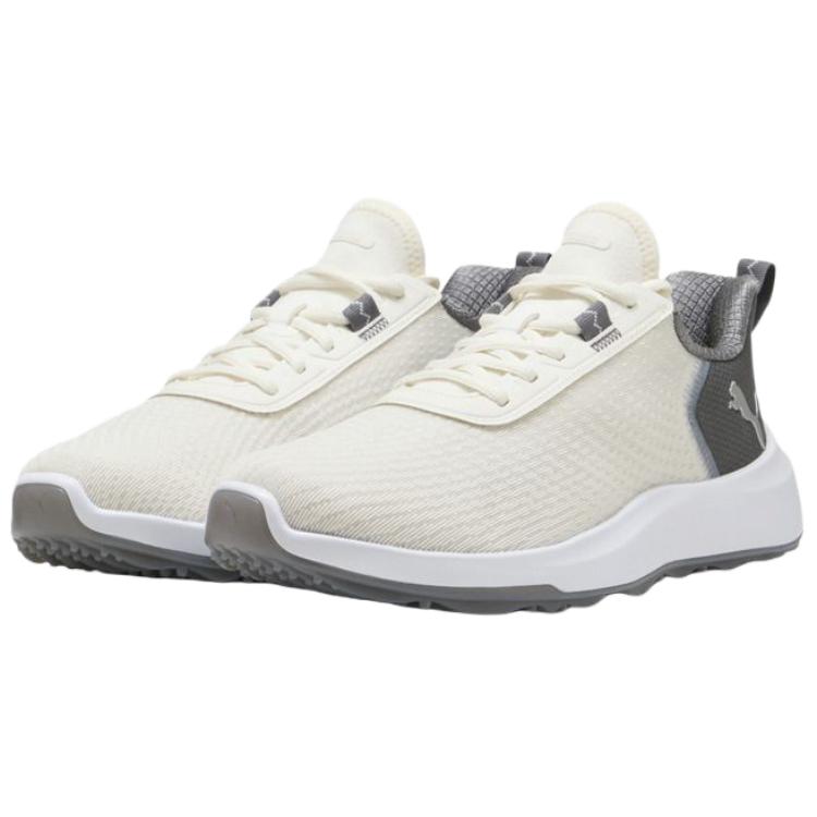 Puma Fusion Crush Мягкие Удобные Низкие Гольф Кроссовки Мужские Бежевый Черный 379204-08