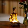Halloween Candle Holder Resin Skeleton Hand Skull Backbone Candlestick Stand Tealight Holder Home Gothic Decor Spooky Party Supplies