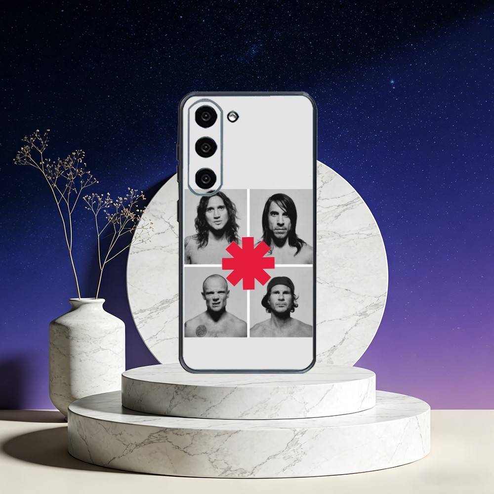 Red Hot C-Chili Peppers Band Phone Case For Samsung Galaxy A73,A72,A71,A70,A53,A52,A51,Others Soft Black Cover