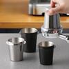 Coffee Dosing Cup 58/53/51mm Stainless Steel Coffee Bean Measuring Powder Feeder Tamper Espresso Maker Accessories Coffeeware