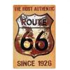 Vintage Metal Tin Signs Route 66 Posters Decor Sign Plaque Retro Garage Wall Fo Bar Club Room Restaurant Wall Decoration