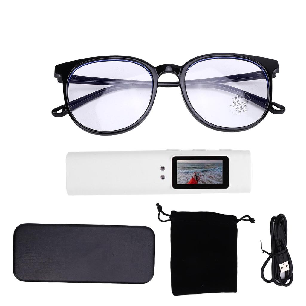 Очки для видеозаписи 2.7K HD 110 градусов Широкоугольные Wi-Fi видеоочки для приключений, занятий спортом на открытом воздухе, езды на велосипеде