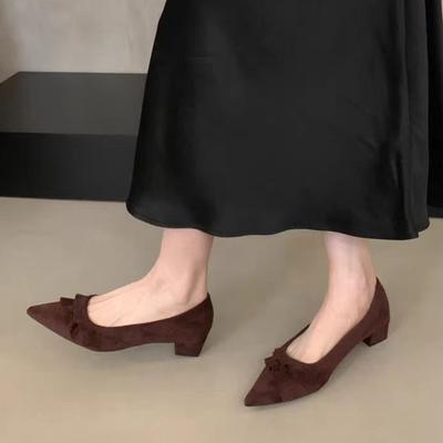 Дизайнерские 2025 Новые Женские Туфли на Каблуке Элегантные С Острым Носком Высокие Каблуки Сандалии Летние Массивные Вечерние Туфли Женские Туфли Zapatos Mujer