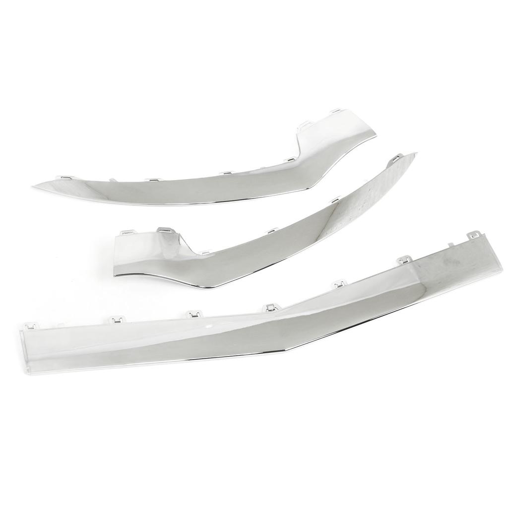 3 шт. глянцевая хромированная нижняя отделка переднего бампера для замены на Mercedes?Бенц Е?Класс C207 Купе AMG Line