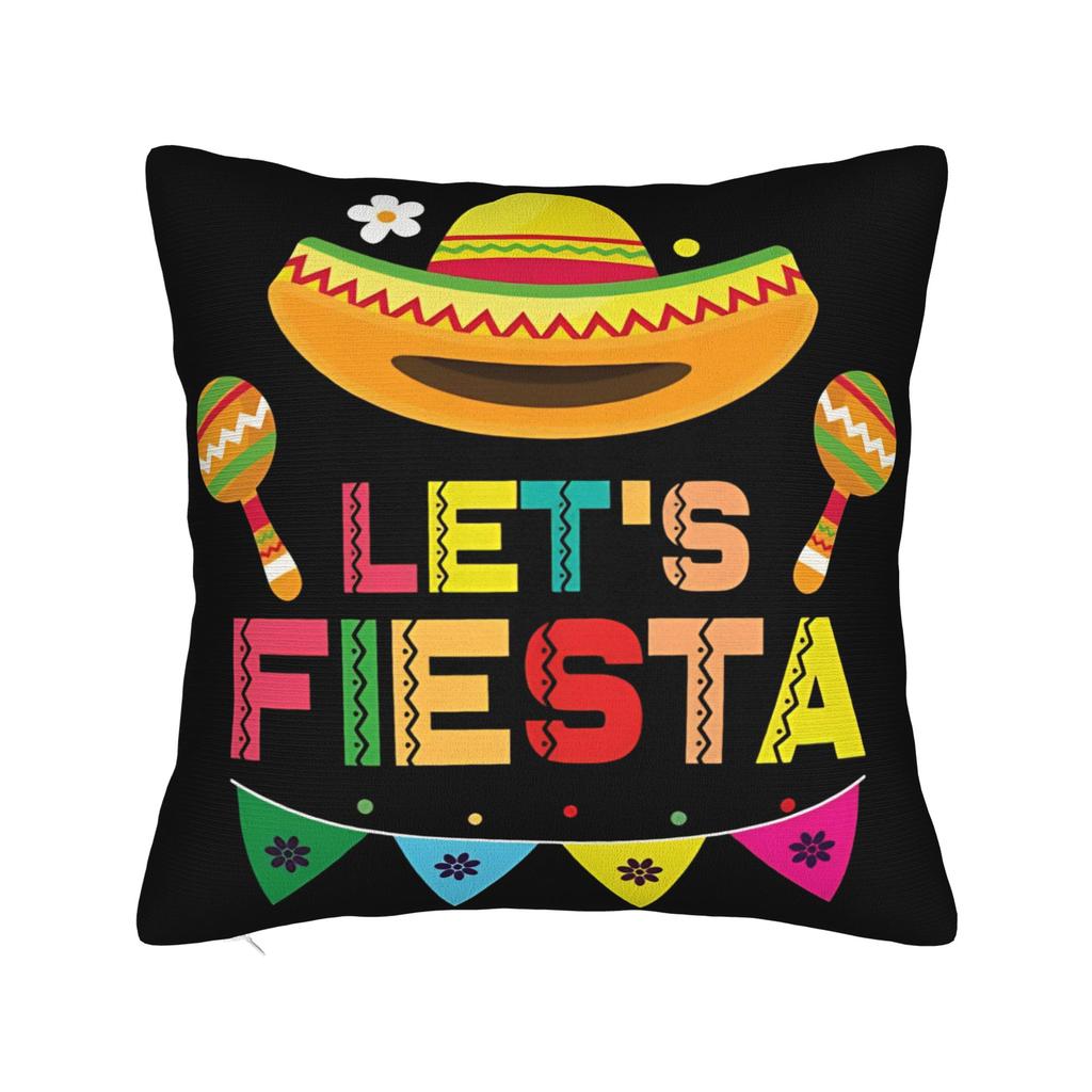 Наволочка Lets Shift Party Fiesta Мексиканский Амиго Пять Мая Милый Забавный Наволочка Для Гостиной Подушек