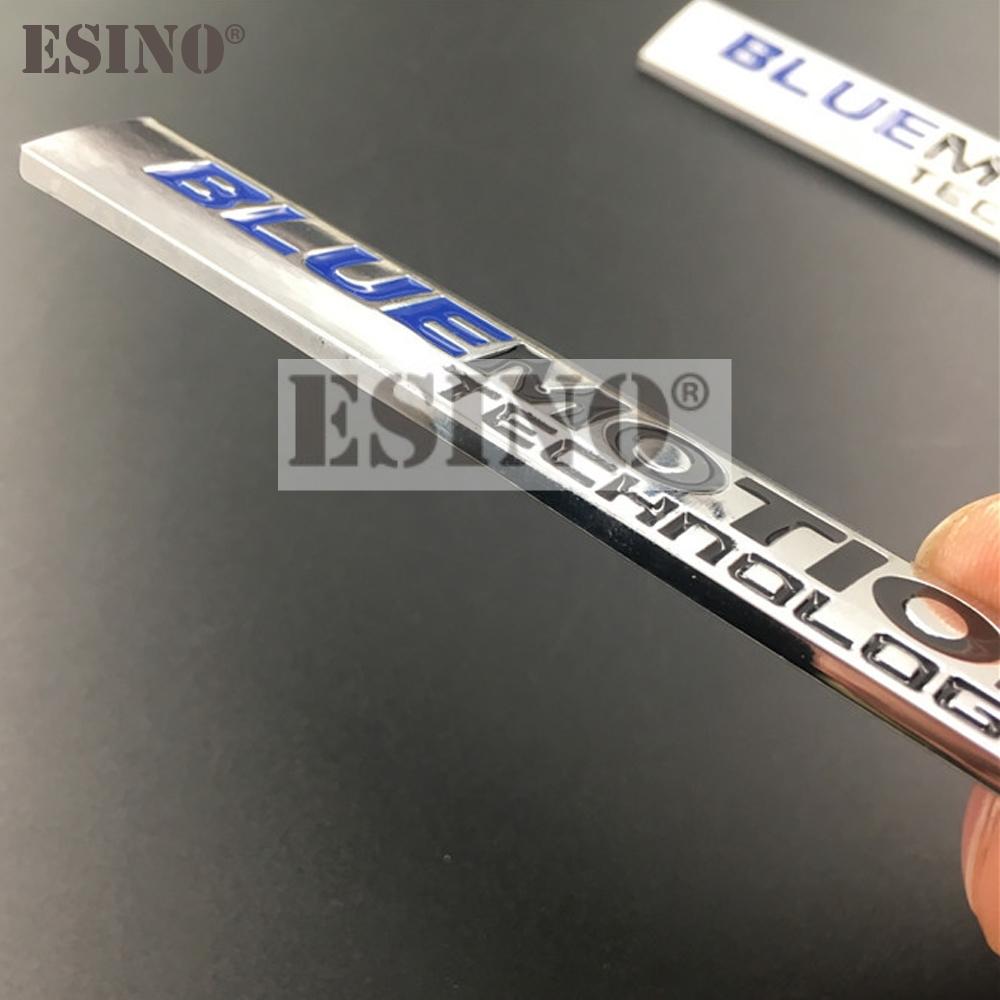 Car Styling 3D Metal Chrome Zinc Alloy Emblem Blue Motion Technology Car Body Badge Emblem For Volkswagen Golf Passat Tiguan