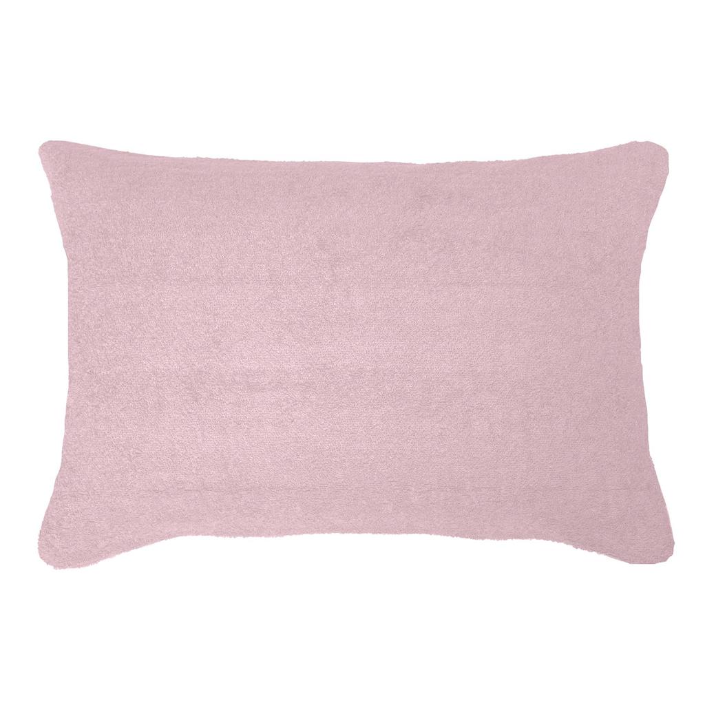 MORIPiLO Pillow Cover 43x63cm (Wrinkle-Resistant) (Terry Cloth, Pink)