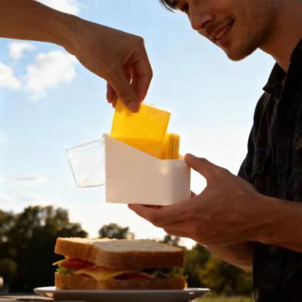 2Pcs Leakproof Coffee Tea Bag Storage Box Plastic Food Storage Container Cheese Keeper  Dormitory