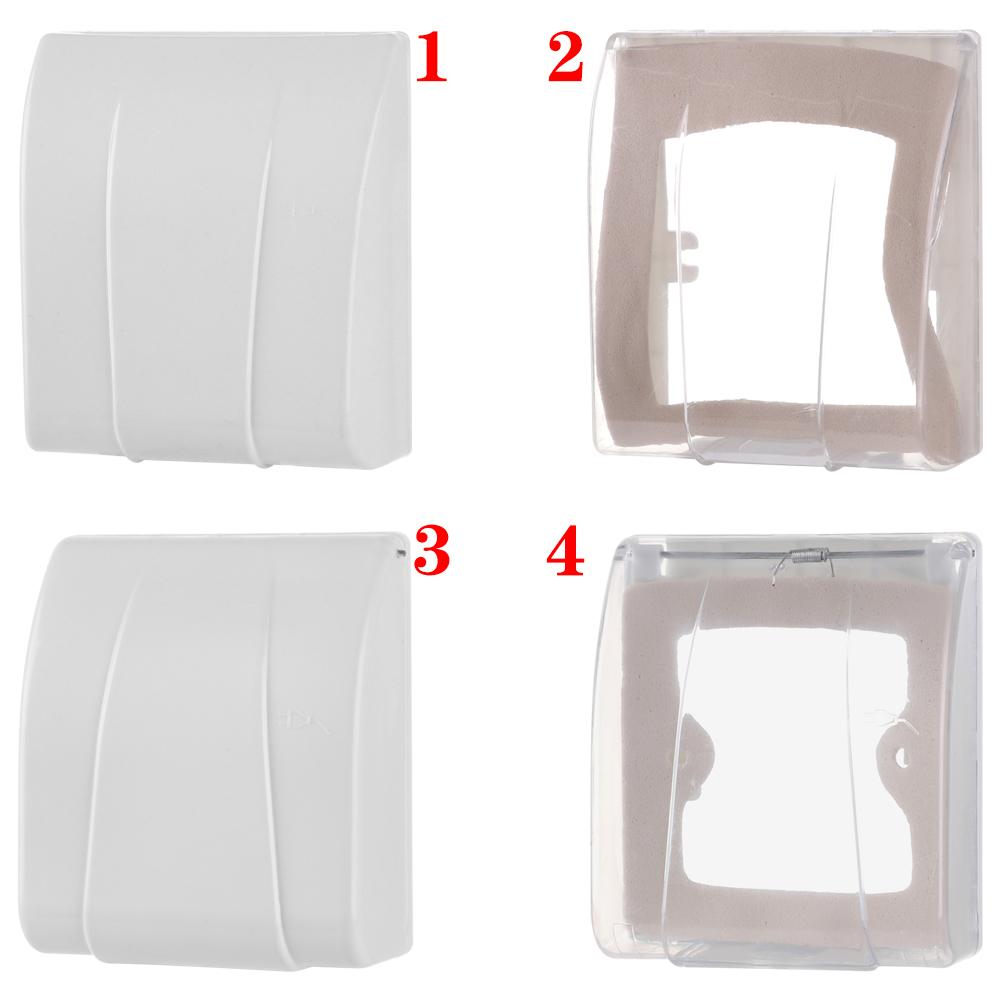 Transparent Waterproof Safety Socket Protector Splash Box Sockets Electric Plug Cover