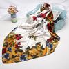 Women Simulation Silk Scarf Female Print Small Square Scarf Temperament Fashion Silk Scarf