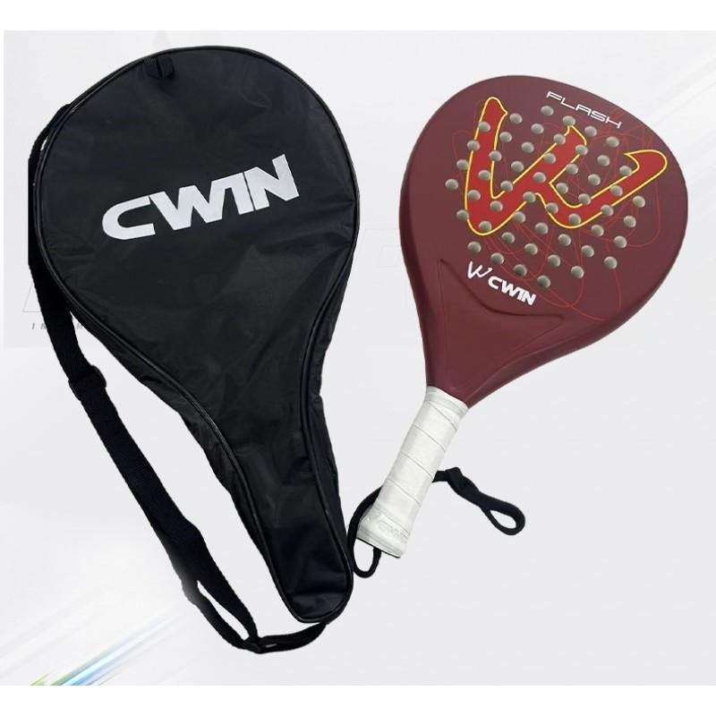 Beginner Padel Racket With Large Sweet Lightweight Carbon Fiber Frame Adult Players