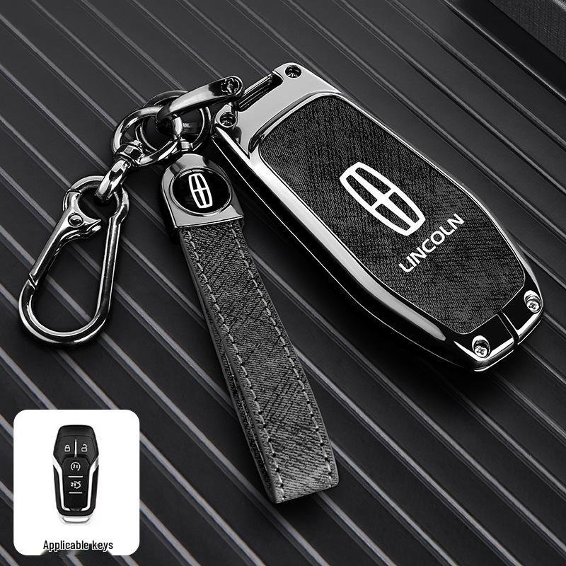 Lincoln Adventure Key Case: Fits Navigator, Aviator, MKZ, Continental, MKC, MKX Models