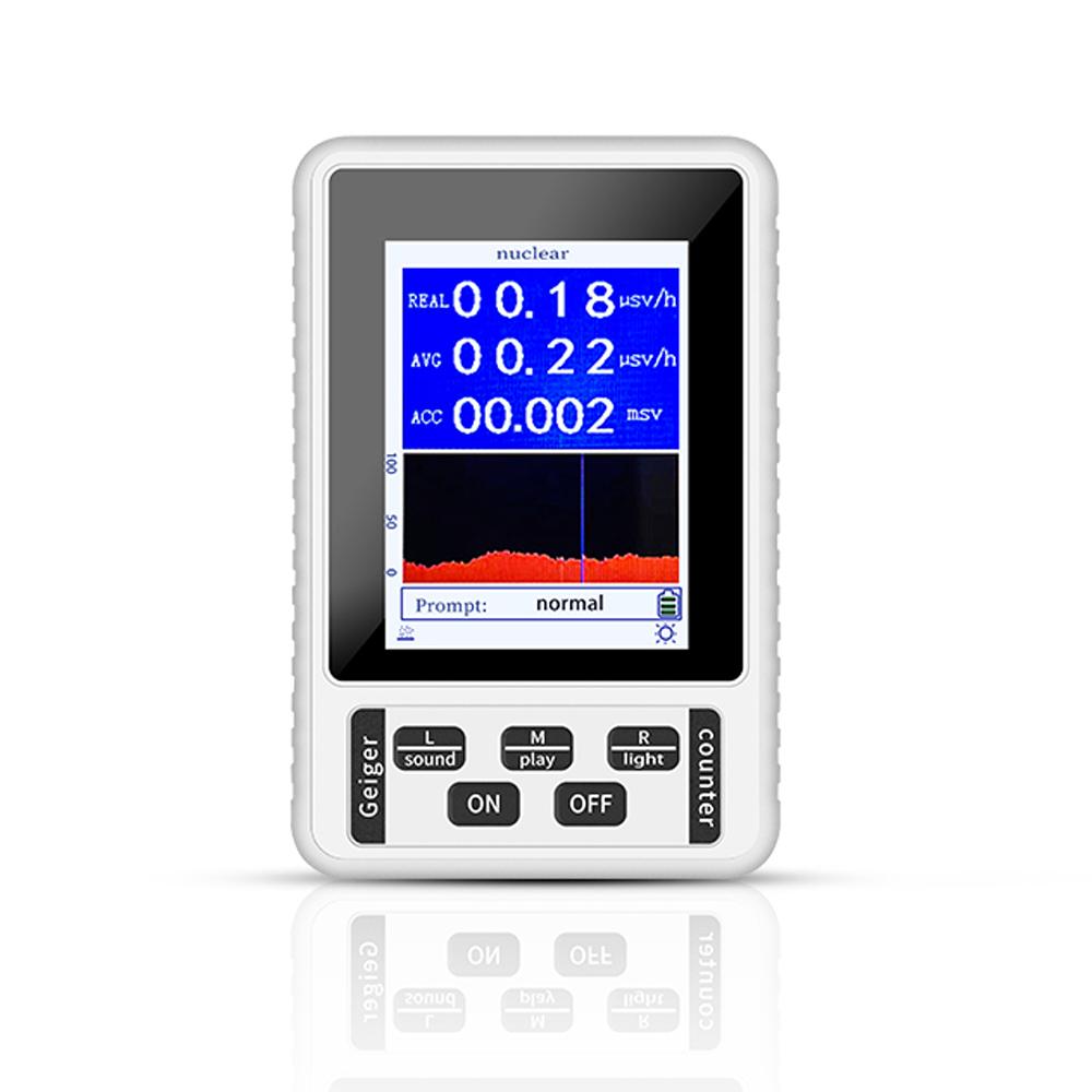 Портативный детектор ядерного излучения, портативный персональный счетчик Гейгера, инструмент для обнаружения рентгеновских лучей в реальном времени, среднее значение