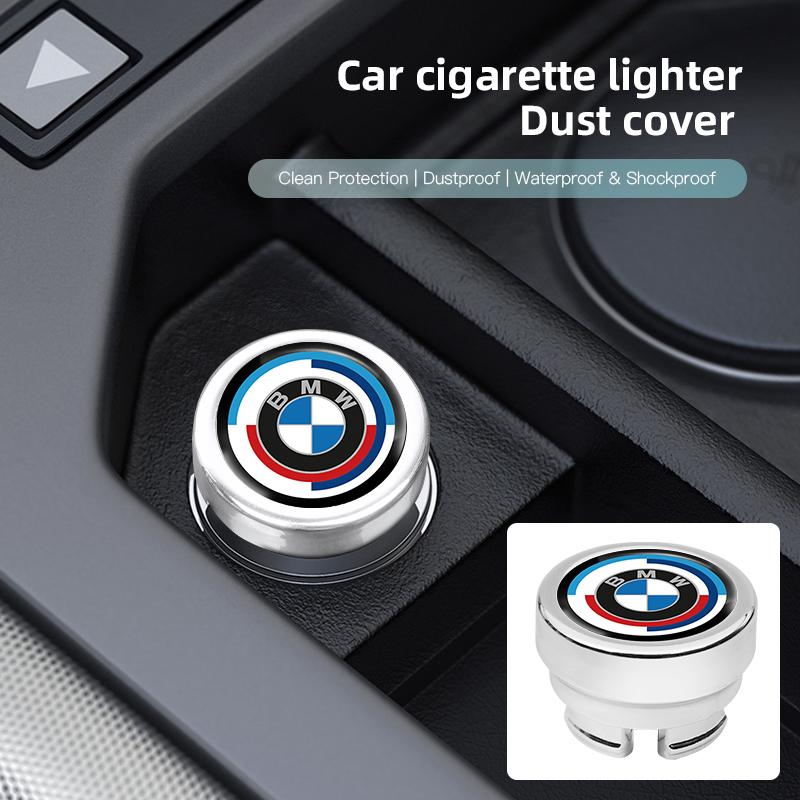Декоративная крышка прикуривателя для BMW - Пластиковая, пылезащитная, с логотипами