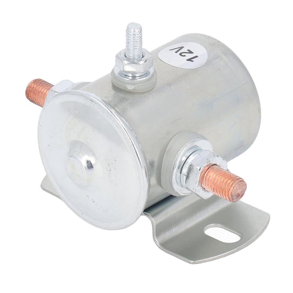 Start Relay 3 Head Terminal Block Solenoid Starter Oil Pump Magnetic Switch Relay 200A 12VDC