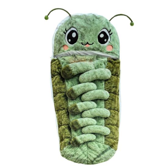 Yousheng Funny Caterpillar Sleeping Bag, Wearable Hugging Cocoon Lounger, Full Body Wrap, Cozy Sleep Sack for Naps Reading Dorm Travel