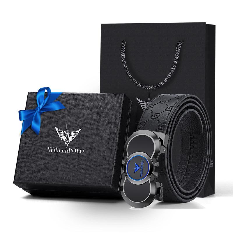 Brand Men's Belt, High-end Belt, Embossed Belt, Leather Body, Cowhide Belt, Fashionable Belt