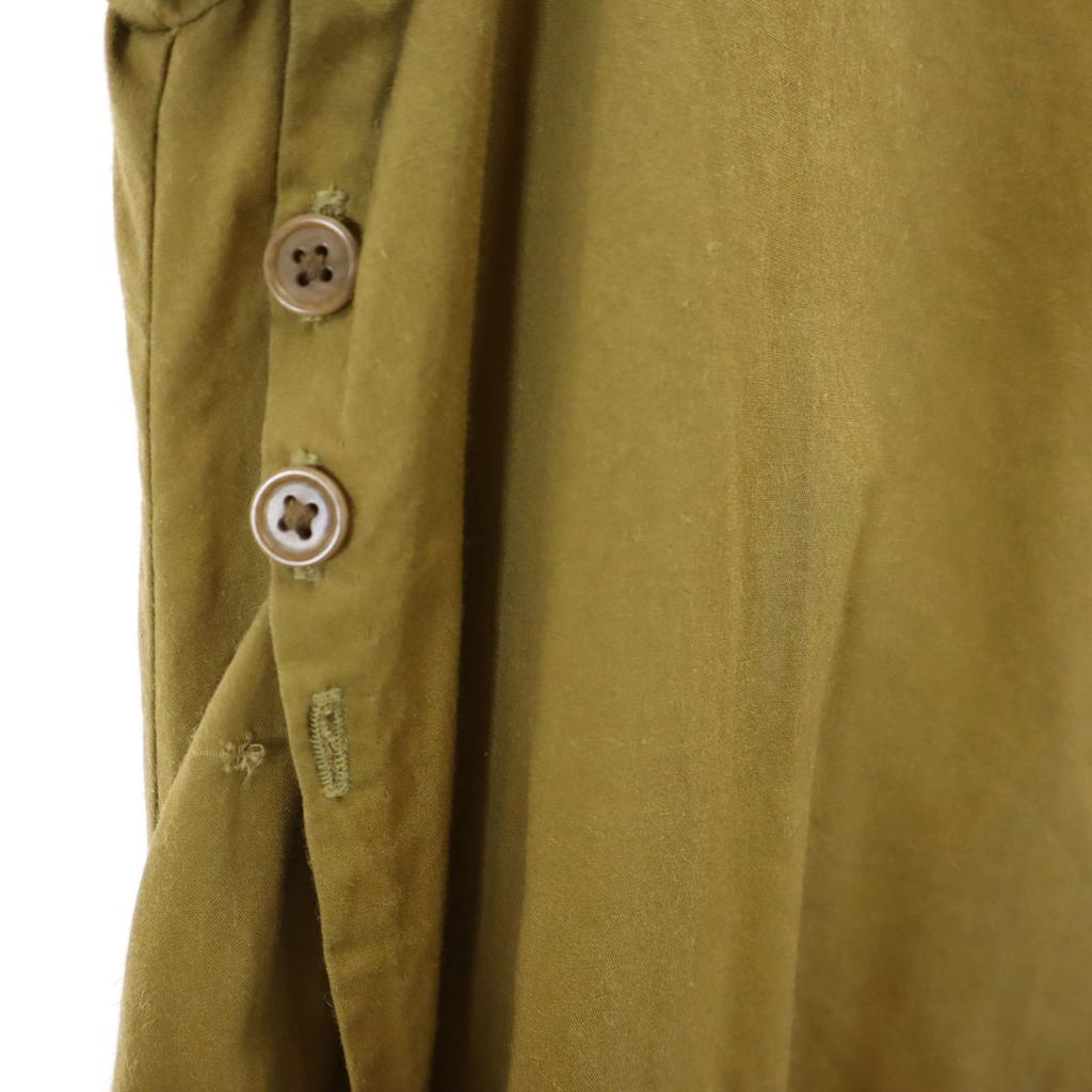YAECA сделано в Японии Короткий рукав Длинное платье M хаки Женский Б/у