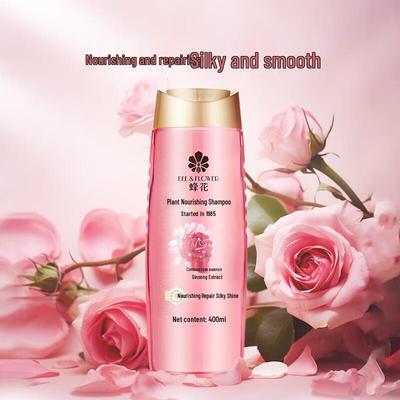 Шампунь питательный для волос Bee & Flower с эссенцией розы 400 мл