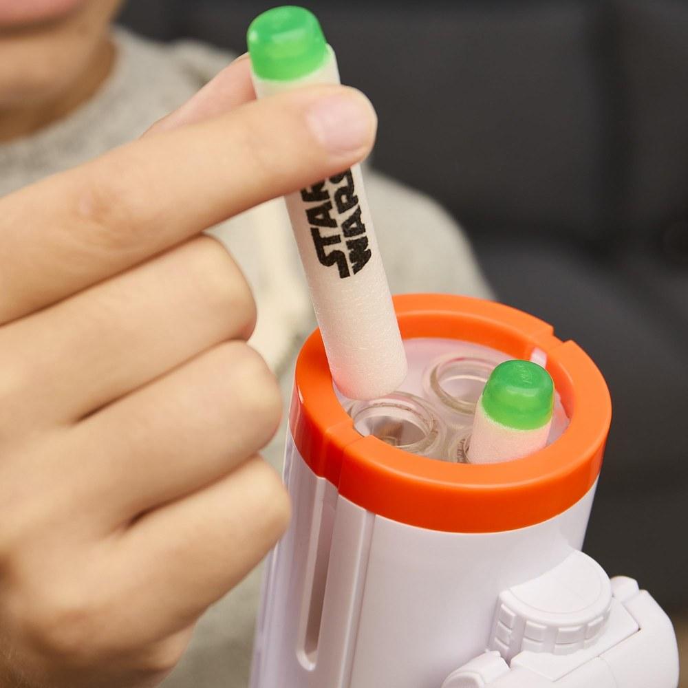 Hasbro Star Wars Nerf Growthstrike Stormtrooper Triple Strike Blaster Light Sound 3 Darts Toy for Boys and Girls Ages 8+ G0762