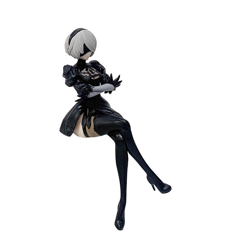 13см Аниме NieR: Автоматическая фигурка Yorha 2B Noodle Stopper Action Figure Игрушка ПВХ Модель Кукла Подарки