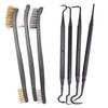 7pcs/set Double-end Steel Wire Brush Multi-function Car Detailing Cleaning Tool  Household Supplies