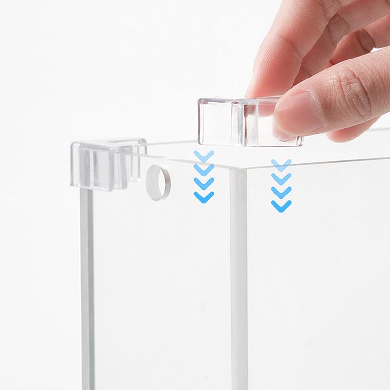 4 шт./компл. силиконовый прозрачный клей для защиты углов аквариума от столкновений