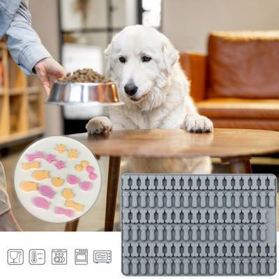 Силиконовые формы для собачьих костей, антипригарные формы большой емкости для пищевых продуктов, мини-формы для конфет, жевательных конфет, шоколада