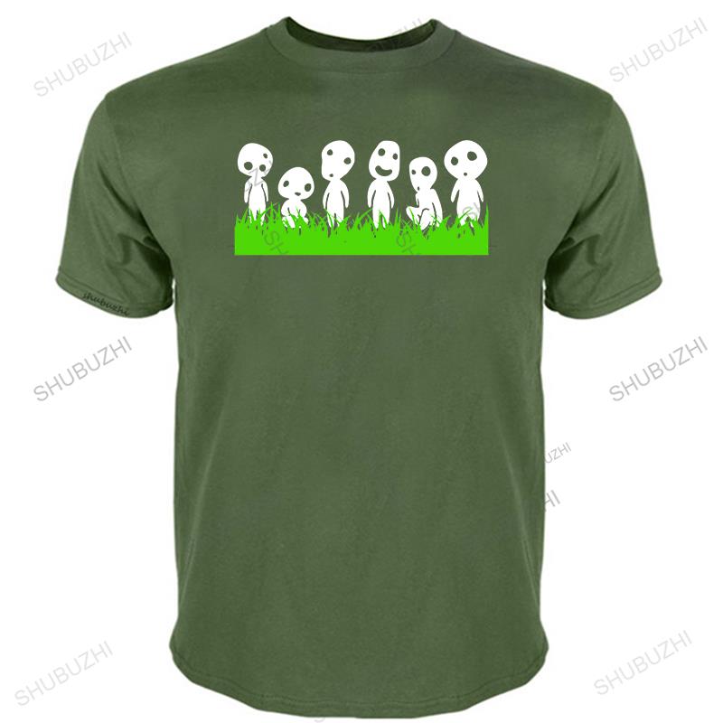 Color Enhanced T Shirts For Sale Kodama Spirit Movie Funny Short Sleeve T-Shirt Color Enhanced Tee Shirts For Sale Drop Shipping