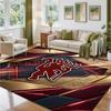 Manchester United Design Crystal Velvet Rug Soft Decorative Mat for Bedroom Entrance