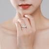 MODIAN 925 Sterling Silver High Quality Luxury Sparkling Zirconia Finger Ring For Women Classic Wedding Engagement Jewelry