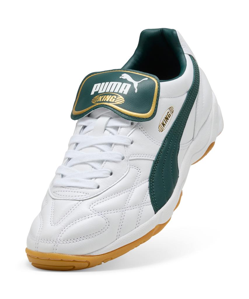Puma King Indoor - Белый:Зеленый / 401683-08