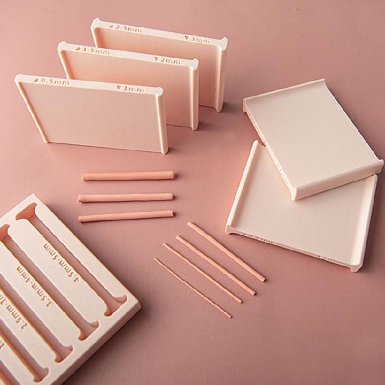 Ergonomic Polymer Clay Flattening Device With Interchangeable Height Settings Ideal For Crafters Designing Unique Clay Accessories