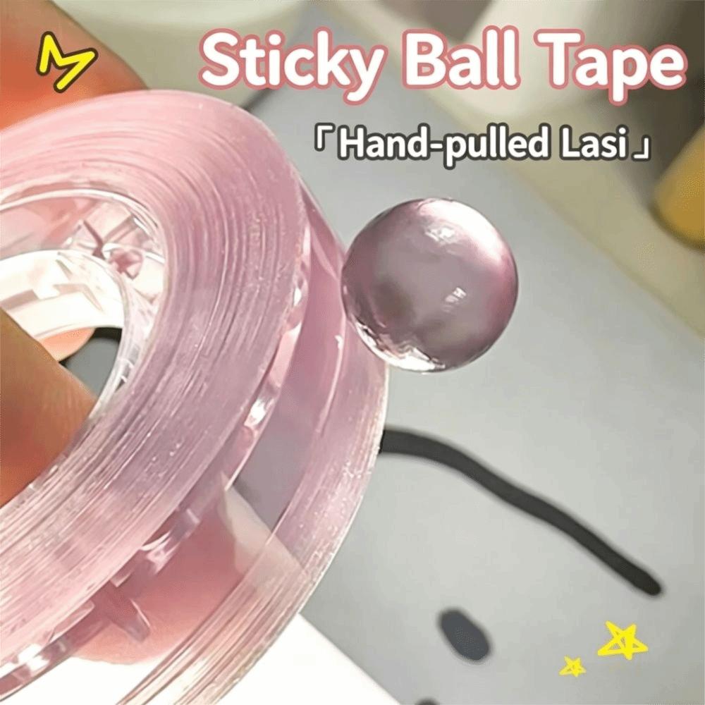 High Tensile Strength Sticky Ball Rolling Tape DIY Hand Tear Tape Interactive Play Toys