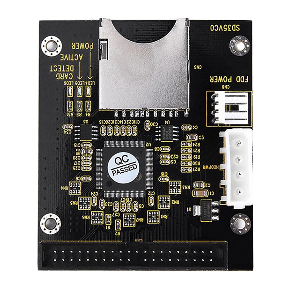SD To 3.5 Inch IDE SSD Memory Card 44Pins SD To 2.5 Inch IDE 44Pins Memory Expansion Card 5V Adapter Card for PC Computer