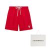 EMPORIO ARMANI SS24 Beach Shorts Men's Red 211752-4R438-0774
