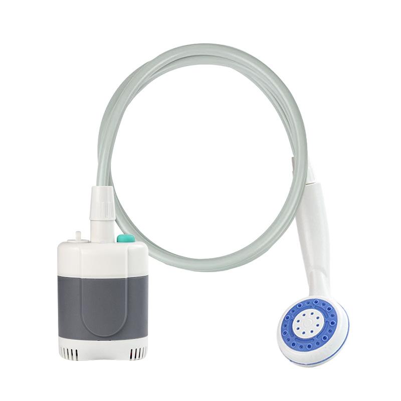 Портативный электрический душ в помещении и на открытом воздухе, перезаряжаемый душевой насос для кемпинга, USB, для семейного кемпинга, путешествий, пляжа, домашних животных, цветения