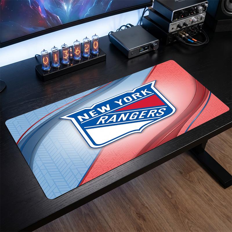New York Rangers Pattern Mousepad Anti?Slip Rubber Desk Pad For Gaming Working Desktop Decoration