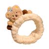 Lovely Plush Bear Headband for Adult Teens Face Washing Birthday Party Gathering Headpiece Women Skincare Hair Accessory