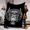 Viking Theme Printed Blanket - Perfect for Couch, Bed, Travel & Outdoor Use | Machine Washable, Cozy & Durable.