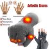 1 пара компрессионных перчаток от артрита, поддержка запястья, облегчение боли в суставах, фиксатор для руки, терапевтическая повязка на запястье для женщин и мужчин