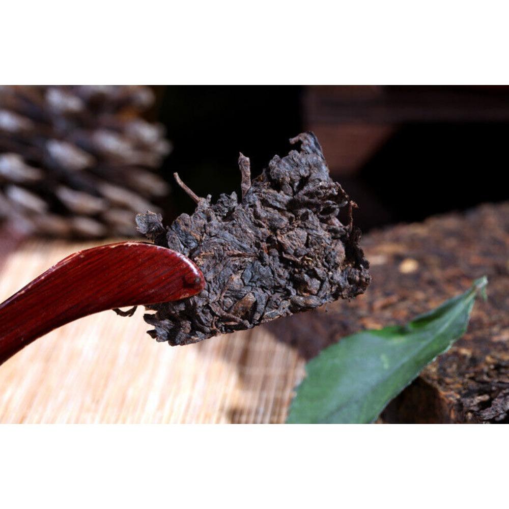 200g Yunnan Pu-erh Tea Brick Menghai Ripe Tea Ripe Pu Aged Old Tea Black Tea